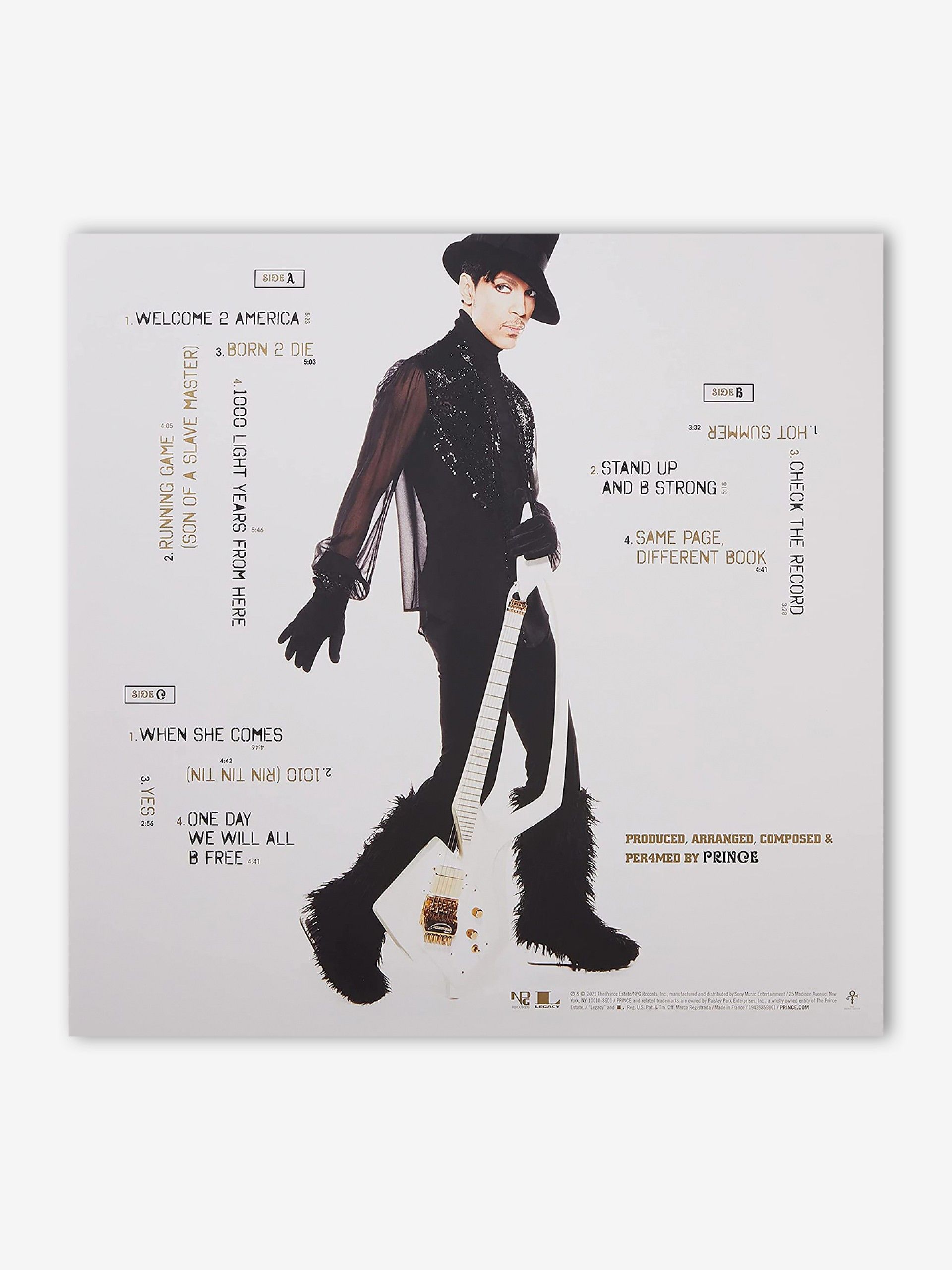 Disco de Vinilo Prince - Welcome 2 America. LP