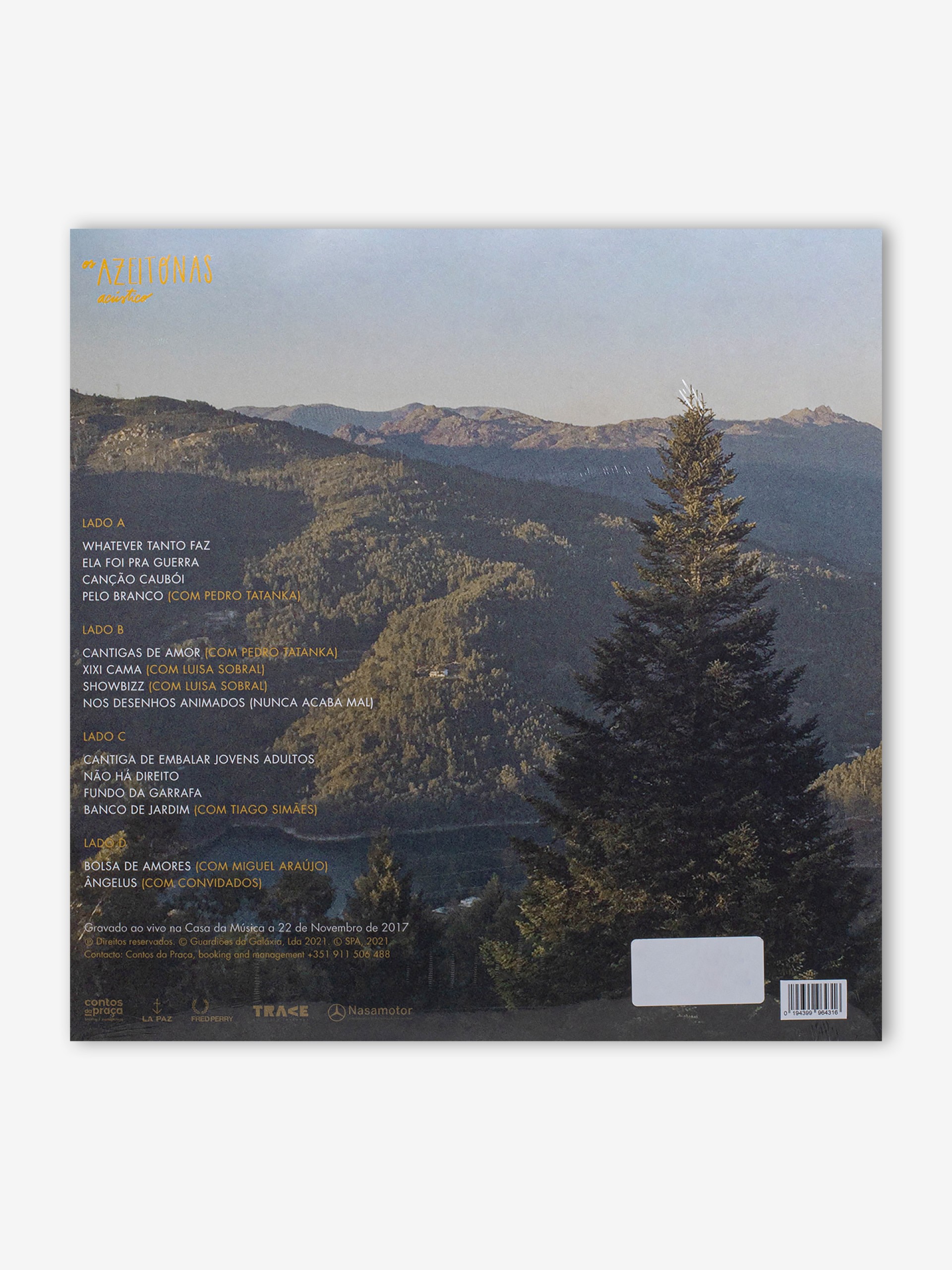 Disco de Vinilo Os Azeitonas - Acústico