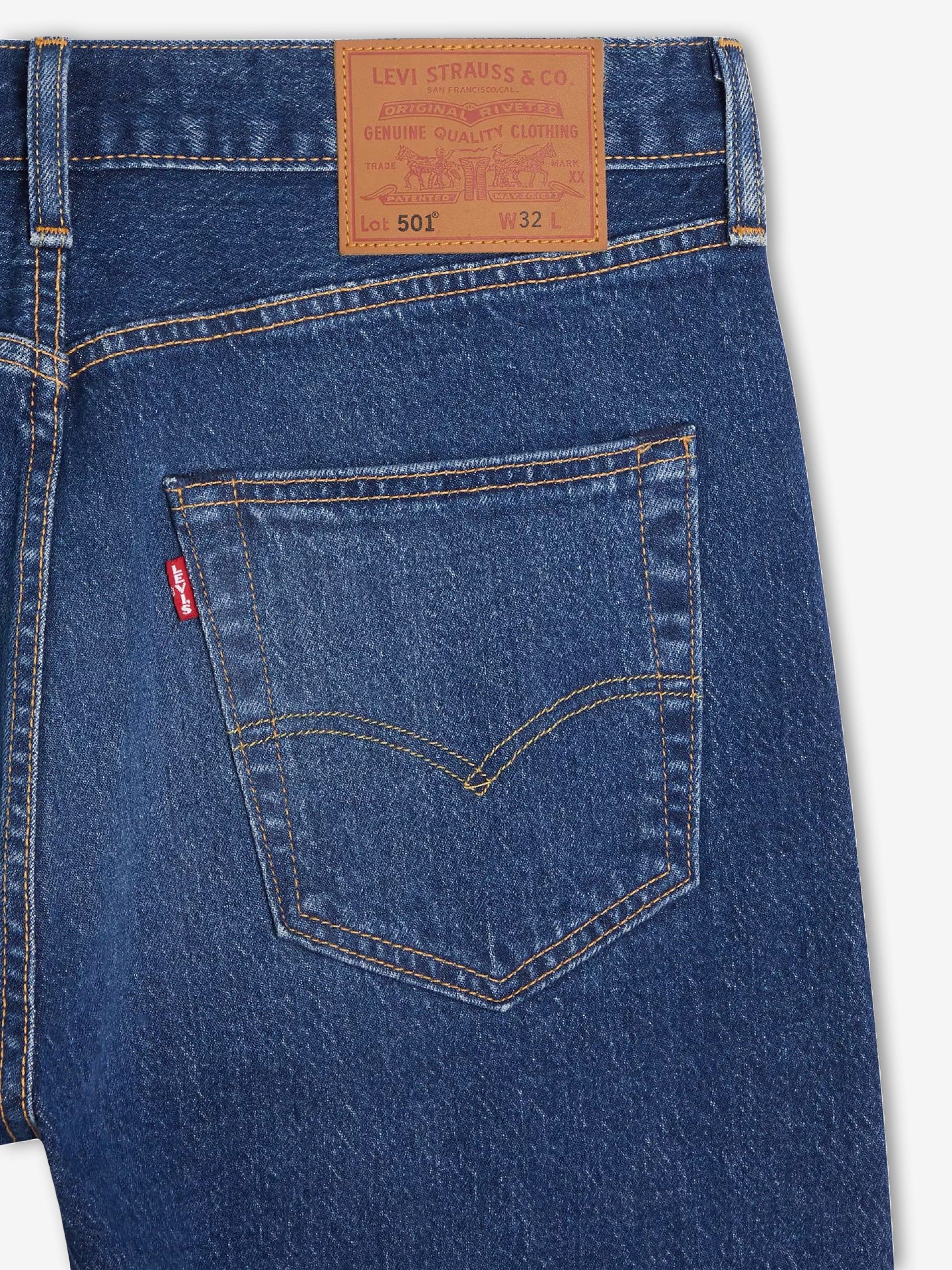 Pantalones Cortos Levis 501 Hemmed