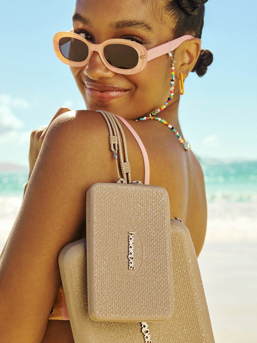 Havaianas Beach Necessaire Glitter Bag