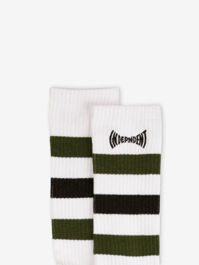 Independent Span Stripe Socks