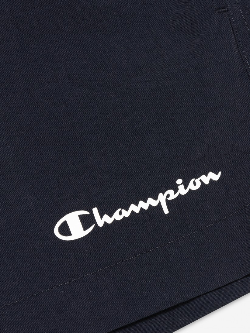 Champion Legacy Script Logo Print Swimming Shorts