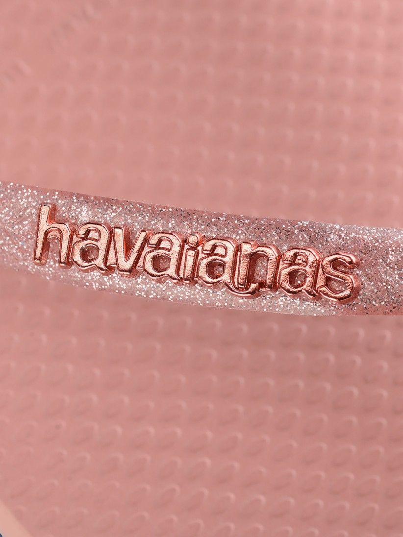 Havaianas Slim Logo Metallic Flip-Flops