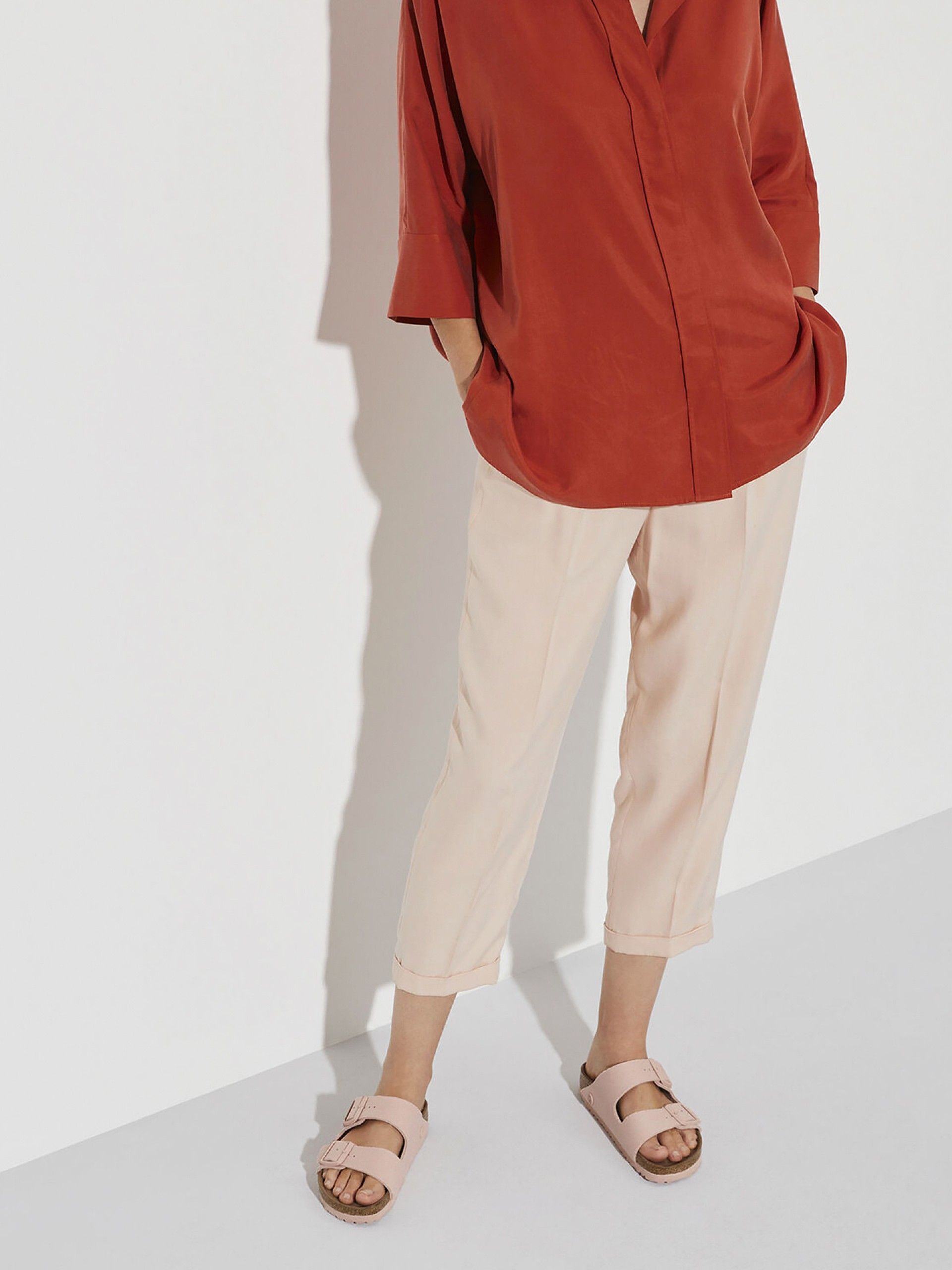 Chinelos Birkenstock Arizona Rivet Logo Vegan