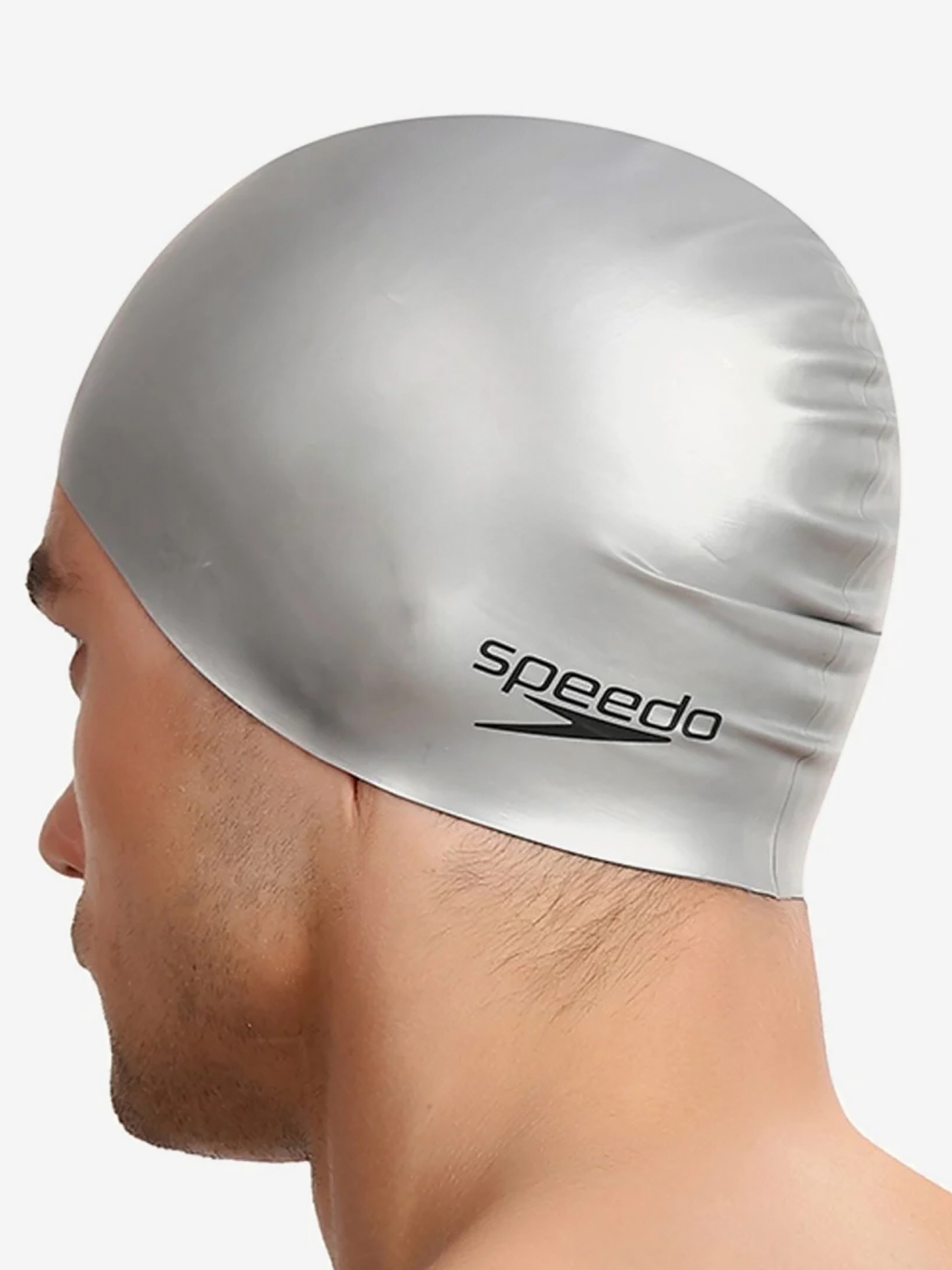 Speedo Plain Flat Silicone Swimming Cap
