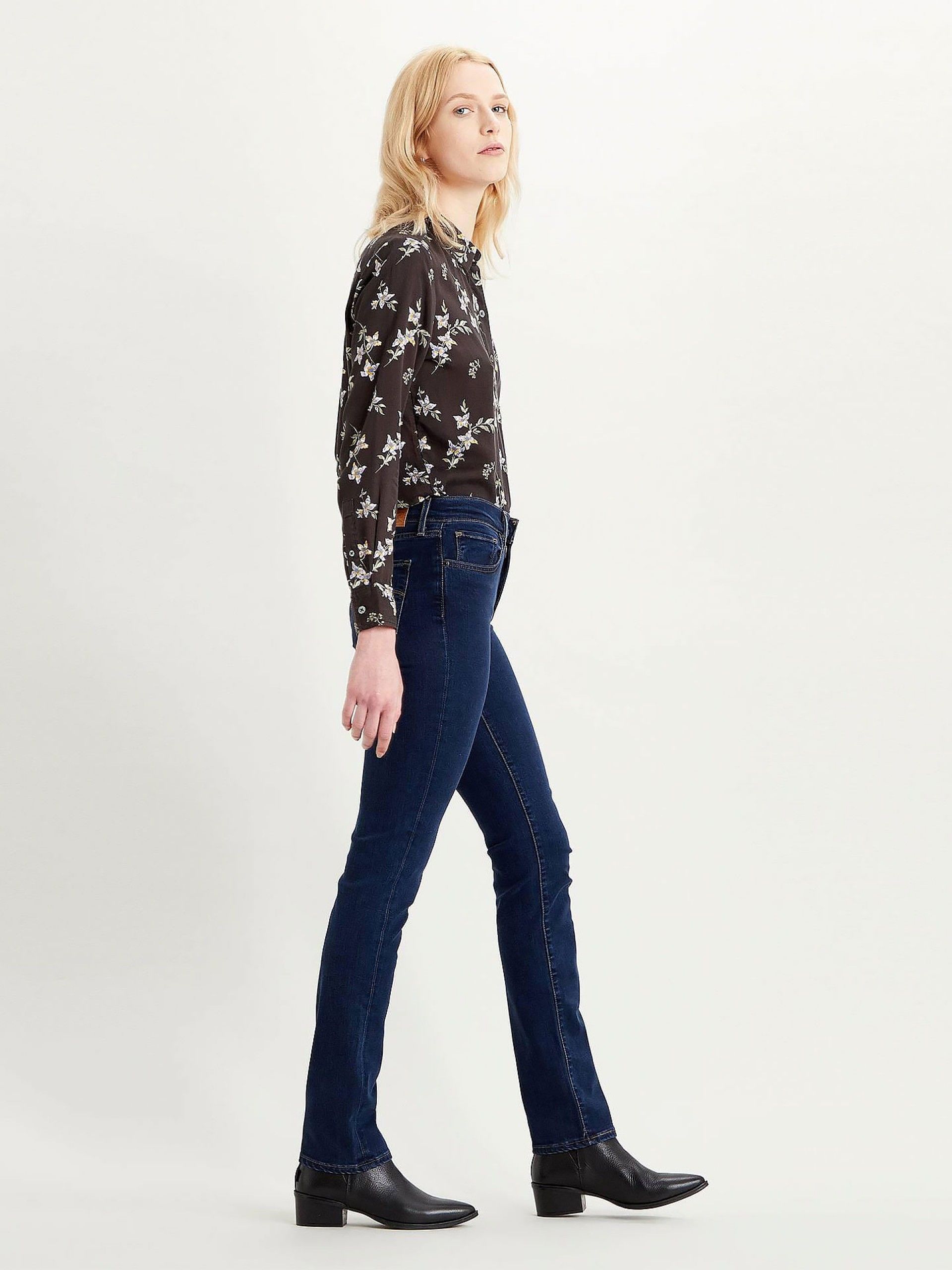 Levis 724 High Rise Straight Jeans