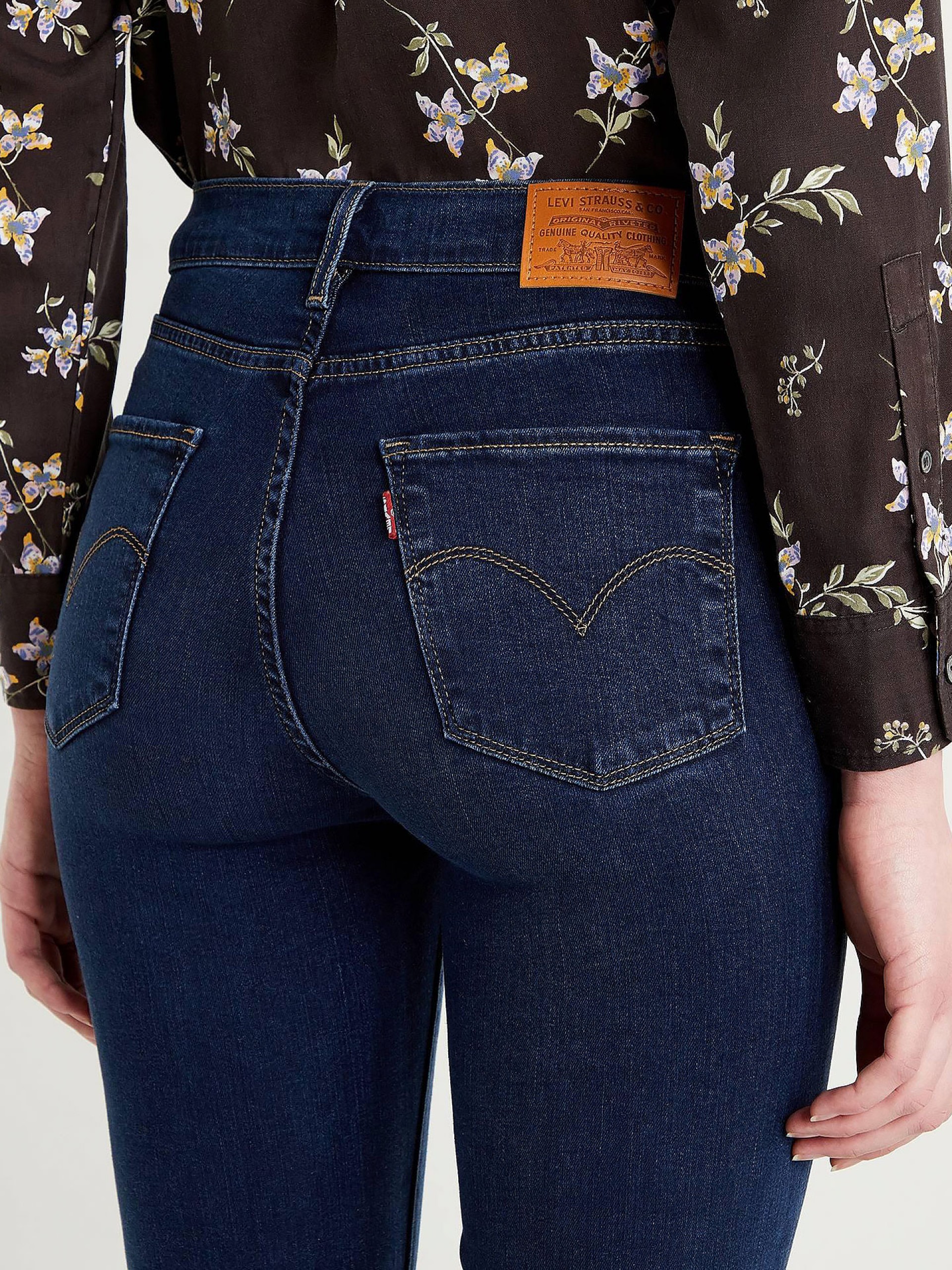 Levis 724 High Rise Straight Jeans