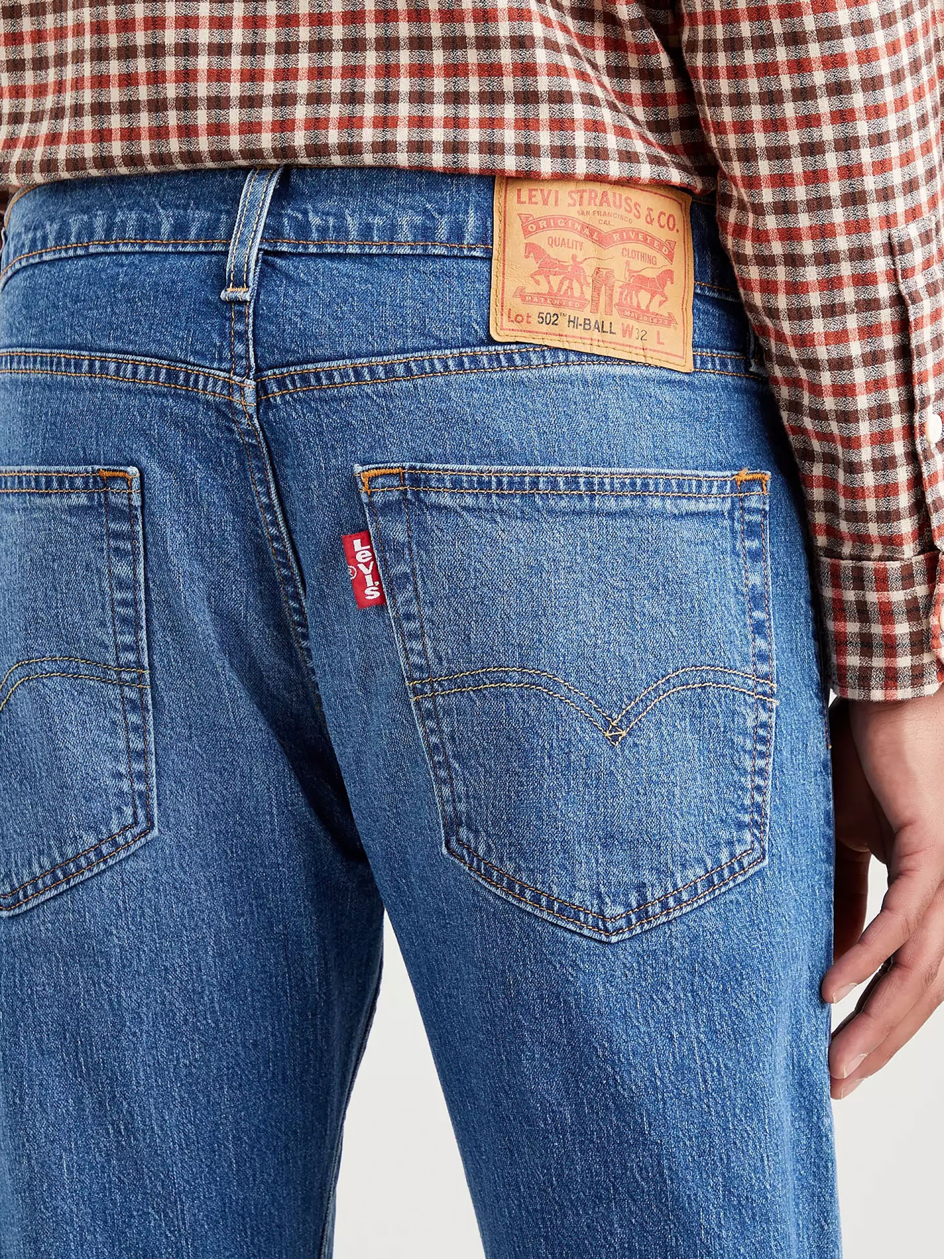 Levis 502 Taper Hi Ball Jeans