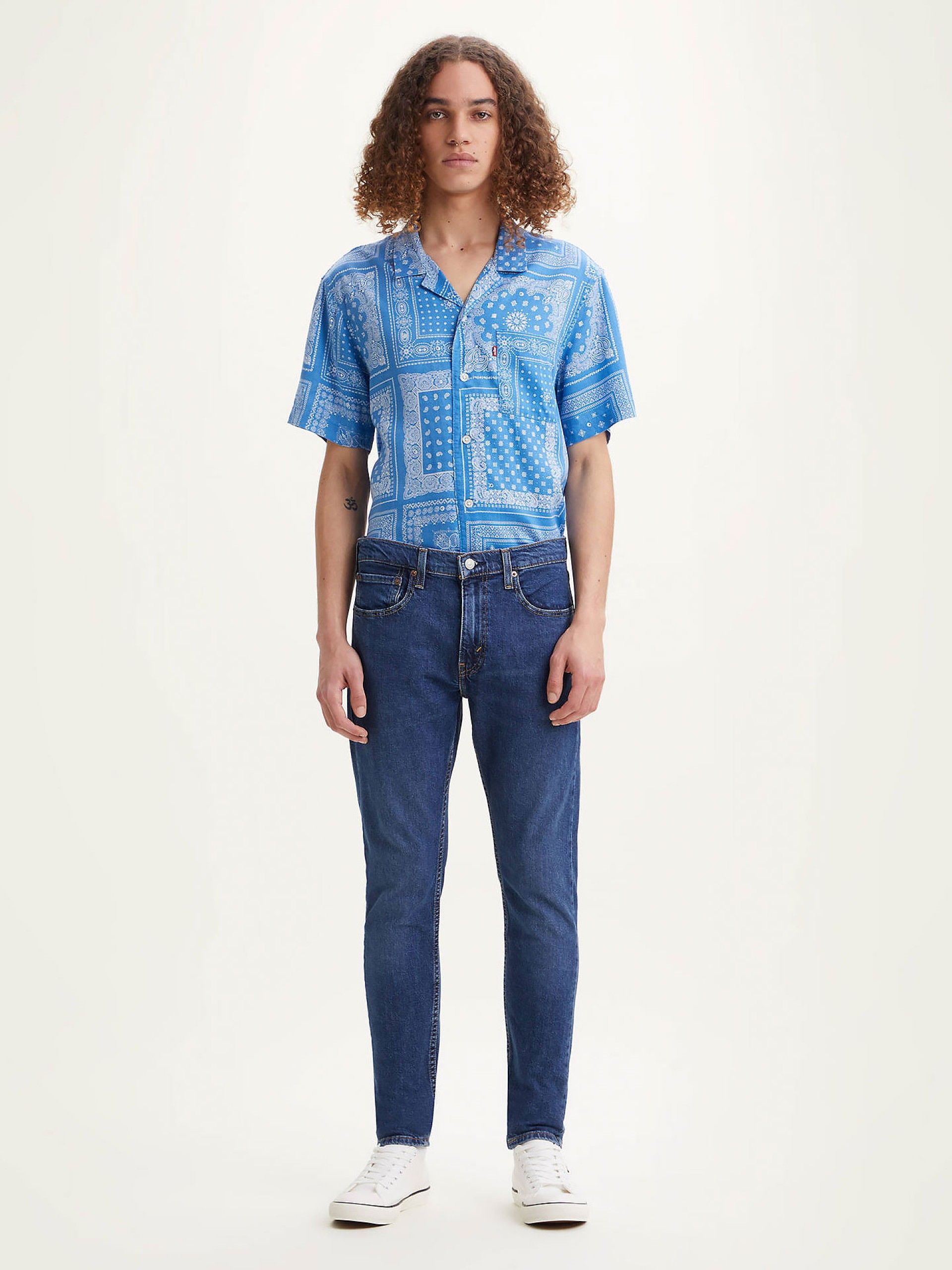 Calças de Ganga Levis 512 Slim Taper Lo Ball