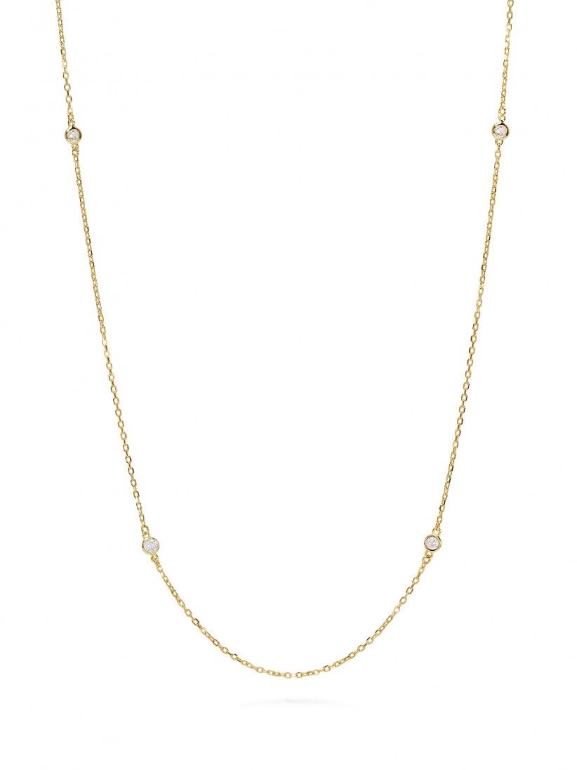 YDILIC Multiple Shine Gold Necklace