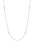 YDILIC Multiple Shine Silver Necklace