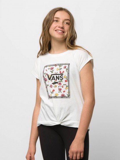 T-shirt Vans Poppy Box Knot Girls