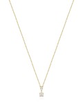 YDILIC Solitrio Pingente Gold Necklace