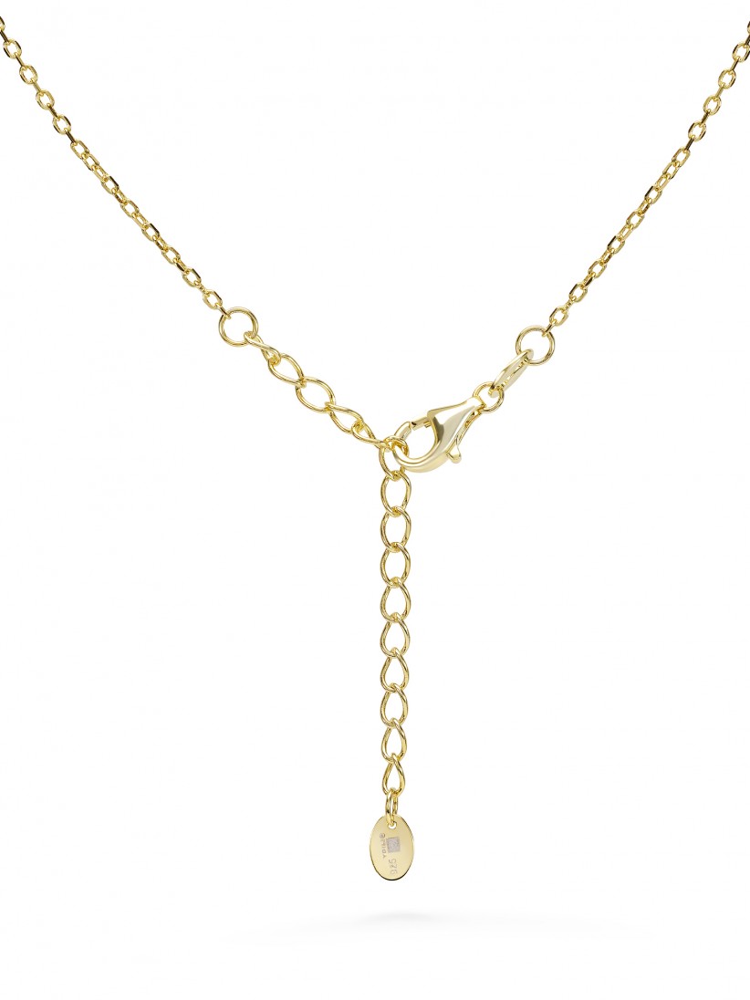 YDILIC Solitrio Pingente Gold Necklace