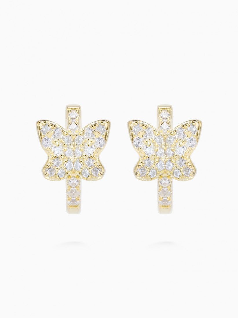 YDILIC Butterfly Small Gold Hoops