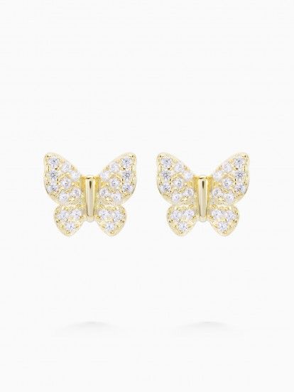 YDILIC Butterfly Large Gold Earrings