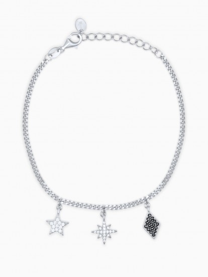 YDILIC My Lucky Stars Silver Bracelet