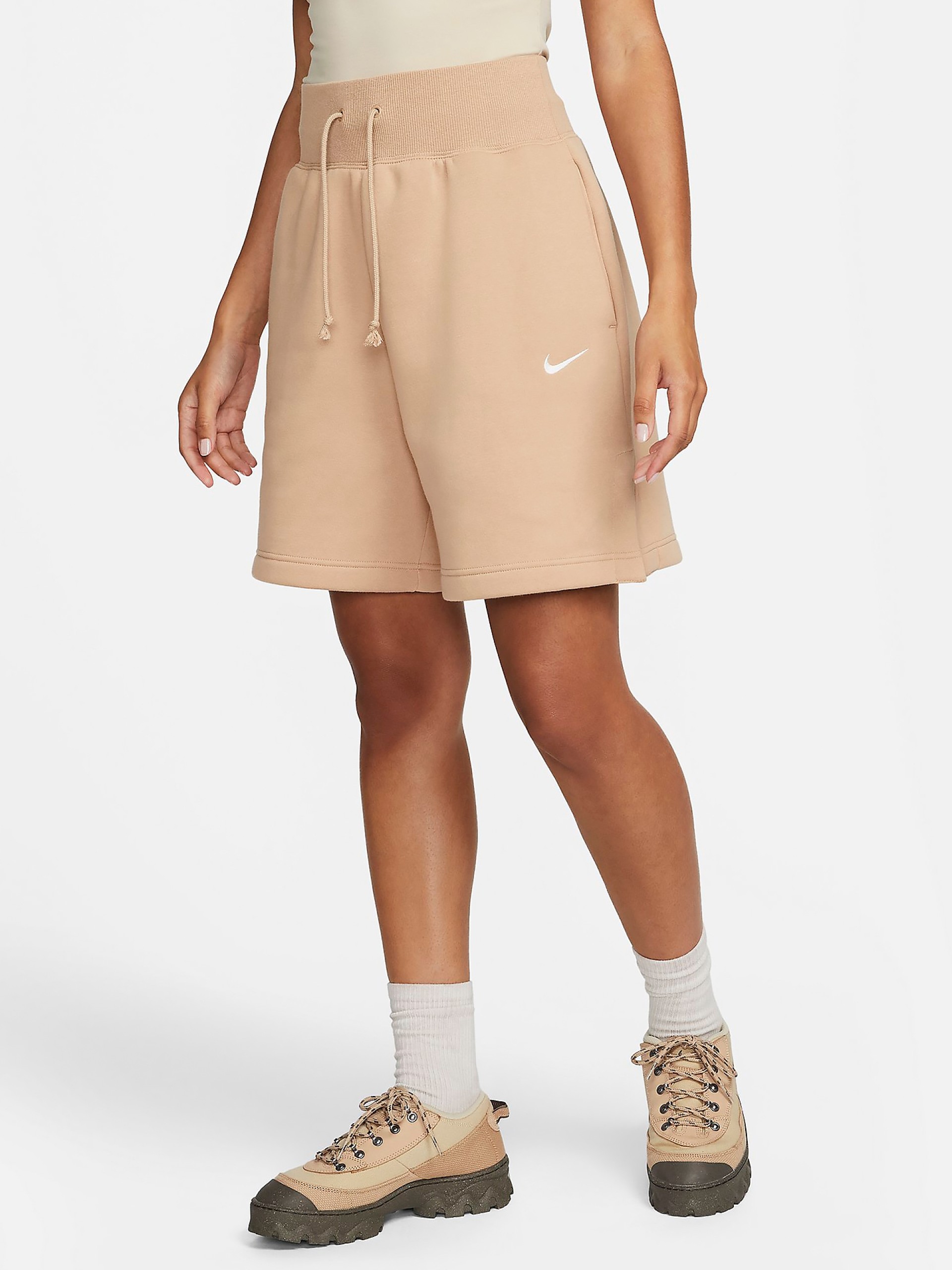 Calções Nike Sportswear Phoenix Fleece High-Rise Loose