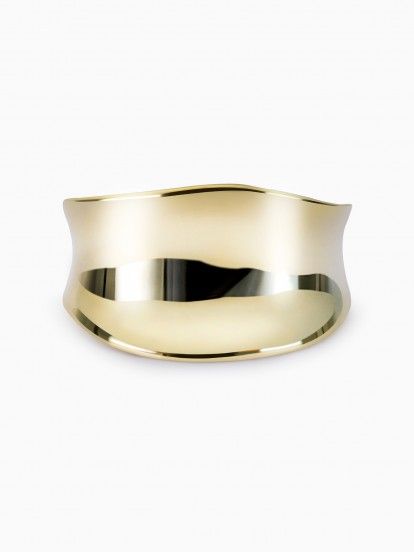 YDILIC Chunky Radiance Gold Ring
