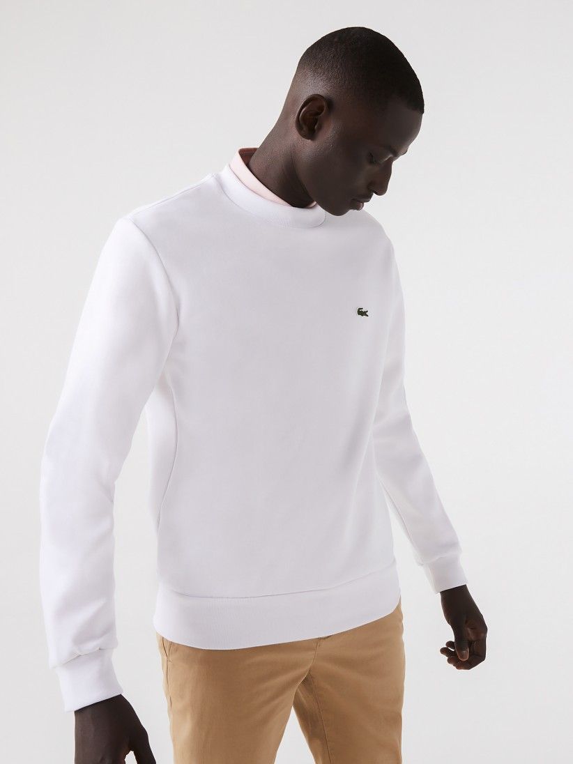 Lacoste Brushed Cotton Sweater | BZR Online