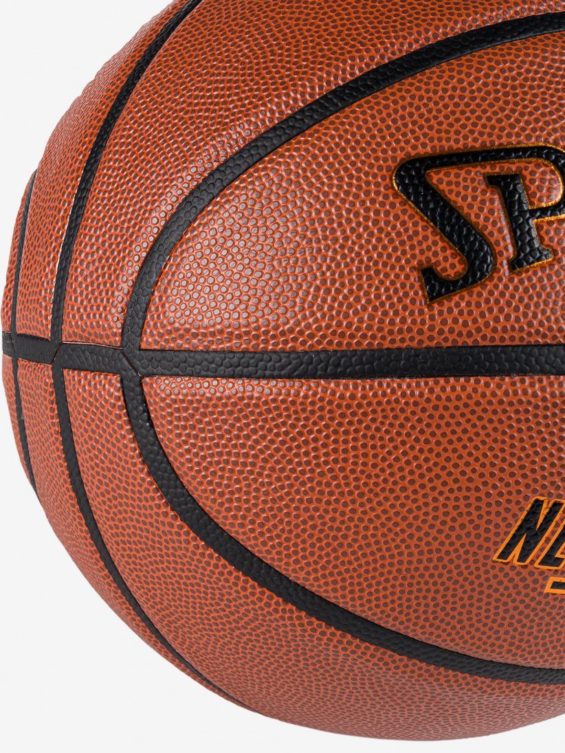 Spalding Bola Basquetebol NBA Silver Outdoor Laranja