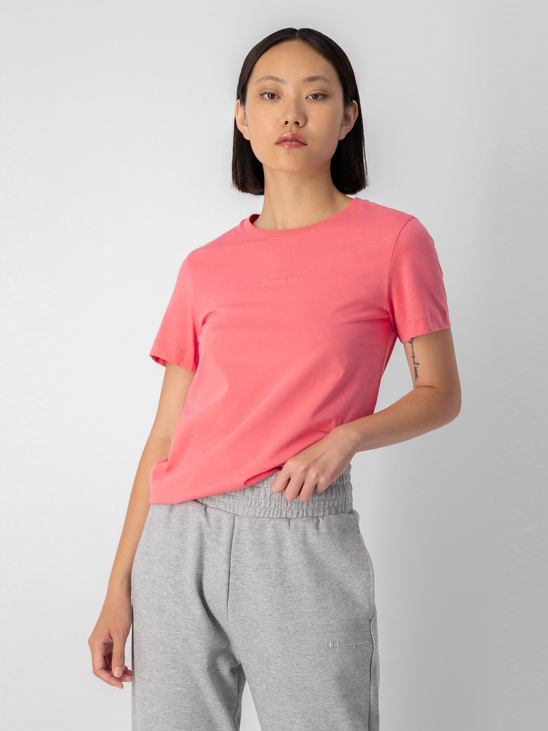 Camiseta Champion Legacy 3D Script Logo