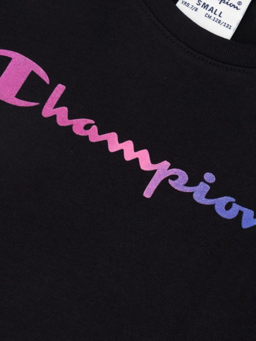 Champion Legacy Girls Vibrant Script Logo T-shirt