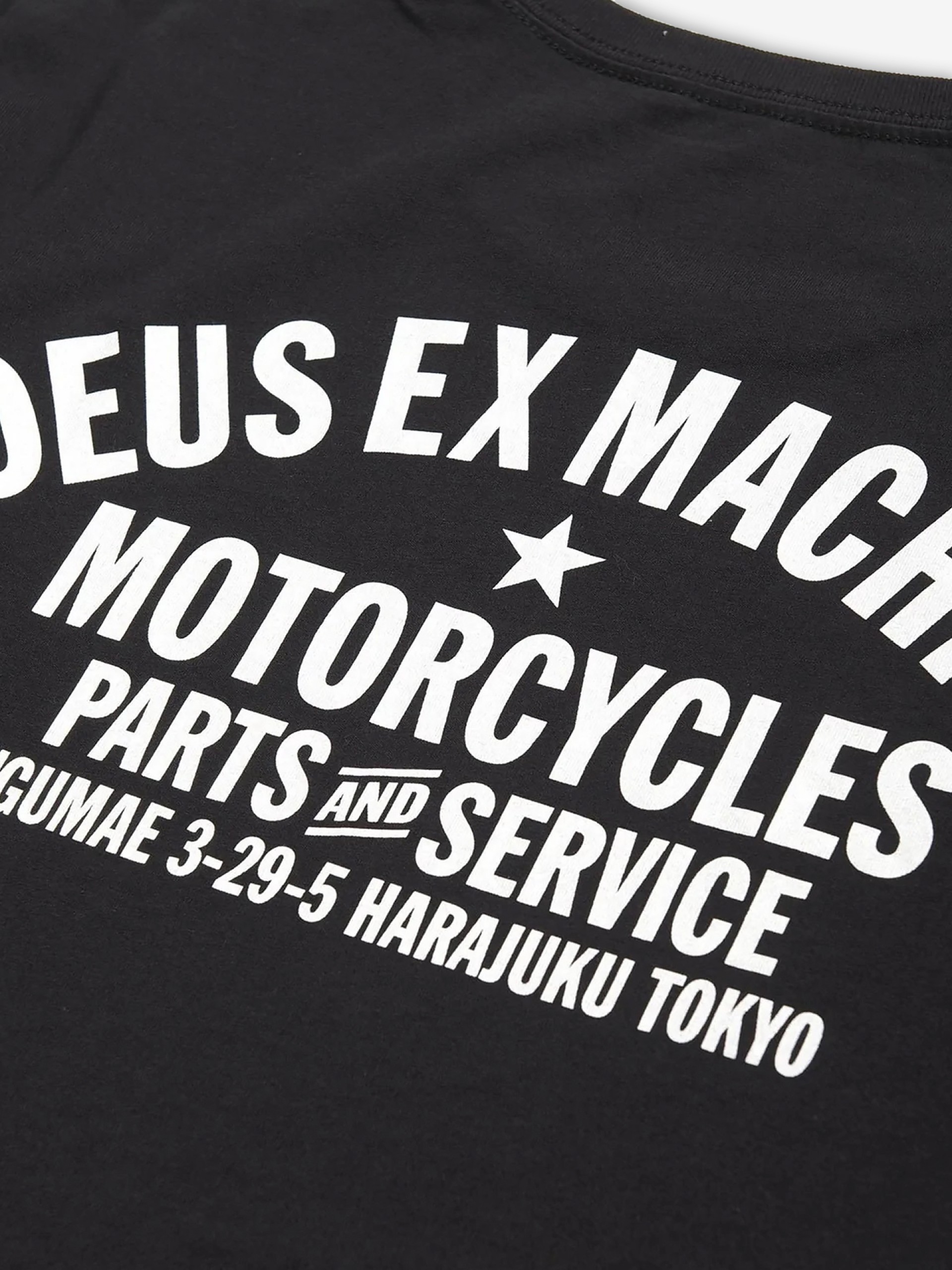 Camiseta Deus Ex Machina Tokyo Address Negra