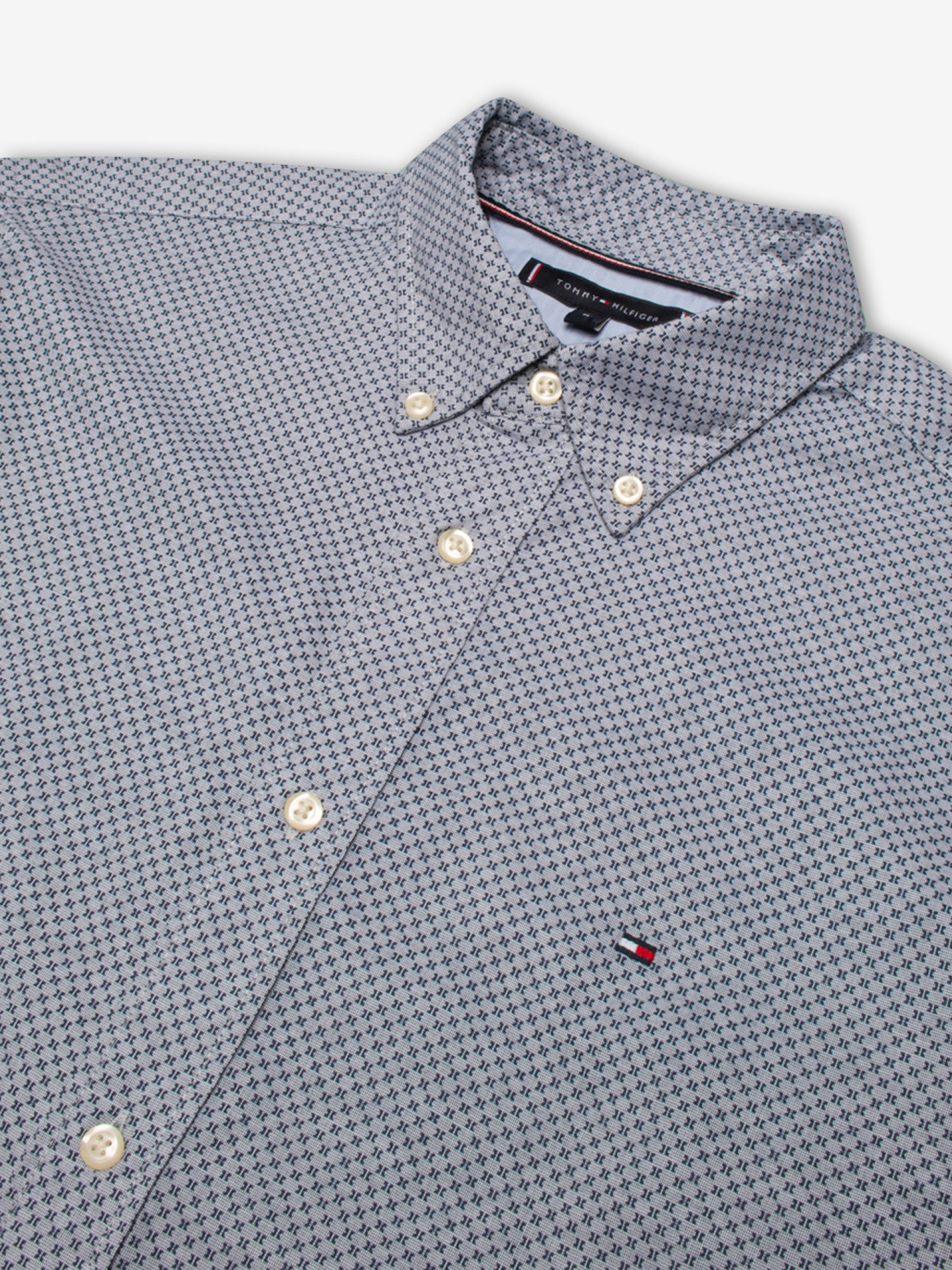 Tommy Hilfiger Natural Soft Micro Print Shirt