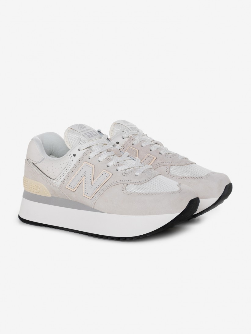 New Balance WL574+ Stacked Sneakers