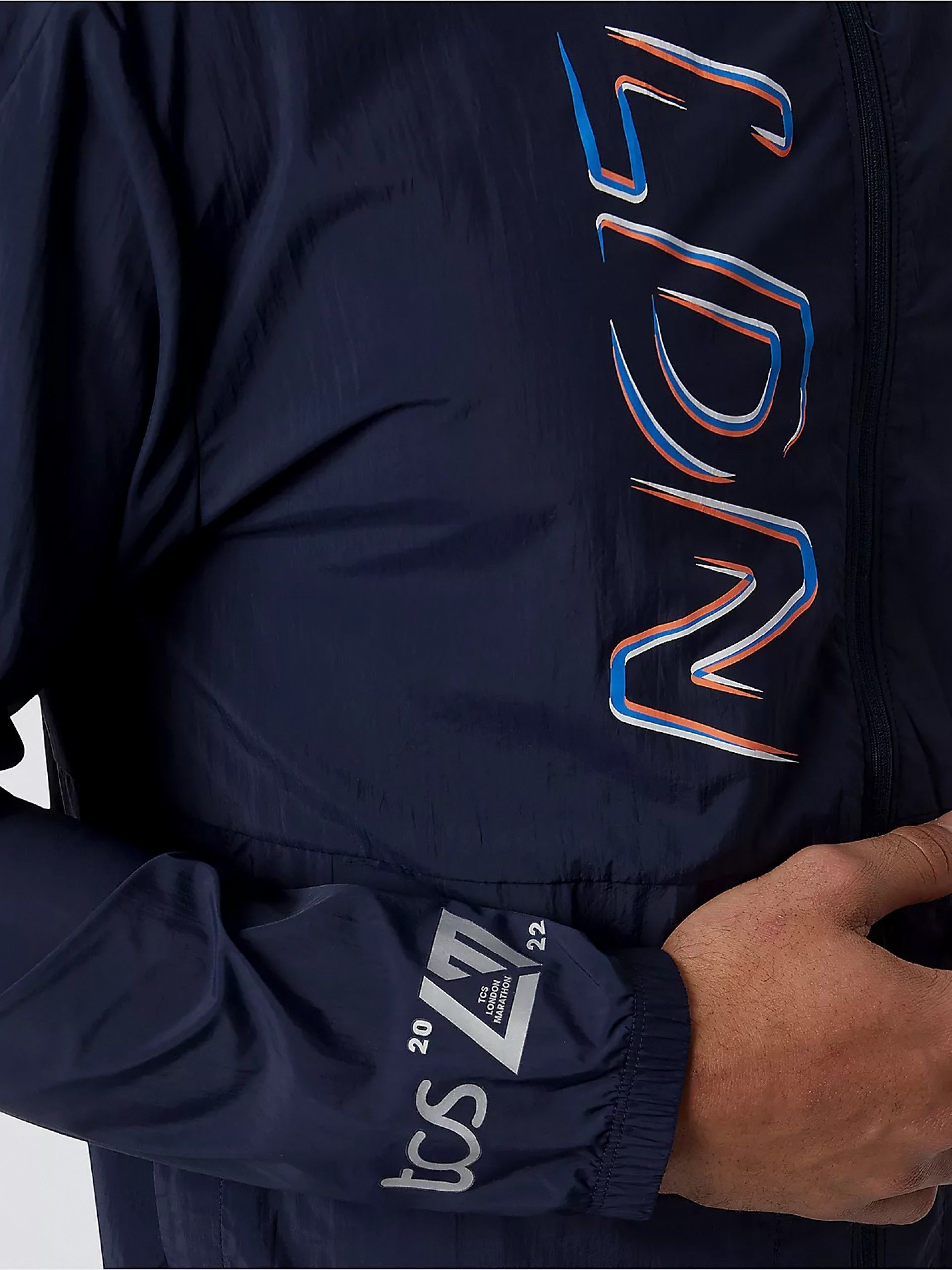 Casaco New Balance London Edition Printed Impact Run