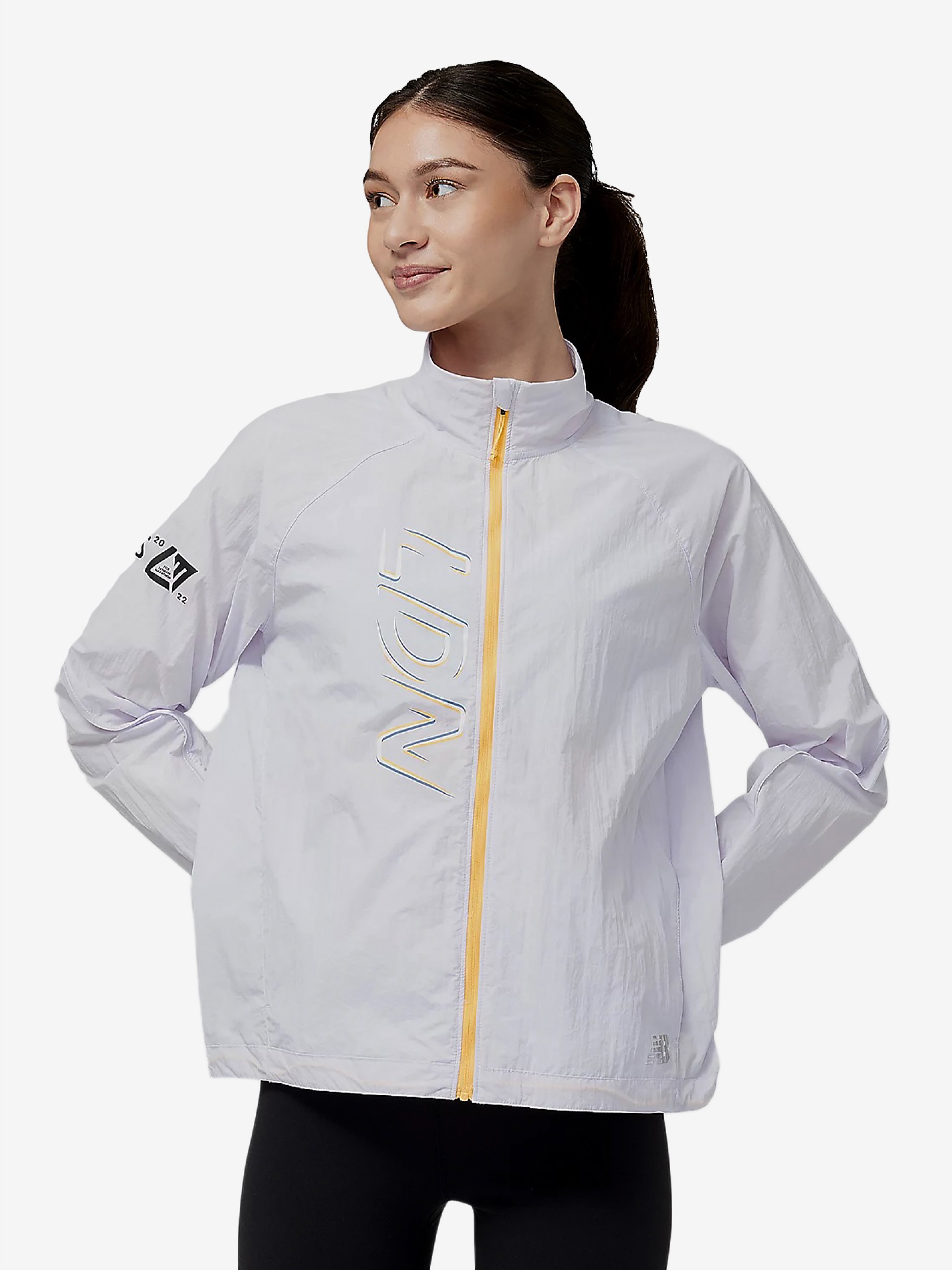 Chaqueta New Balance London Edition Printed Impact Run Light Pack