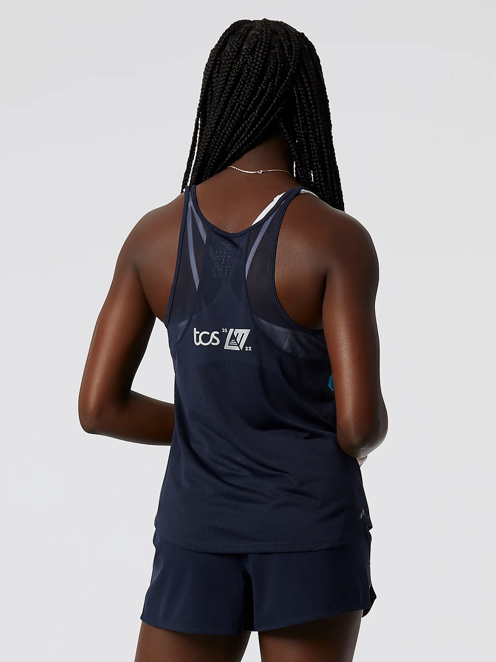 Camisola de Alças New Balance London Edition Printed Impact Run