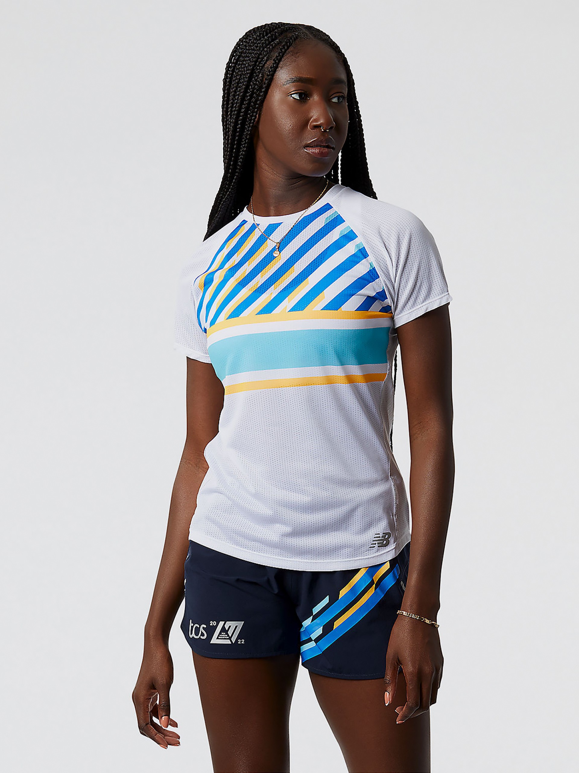 New Balance London Edition Printed Impact Run T-shirt