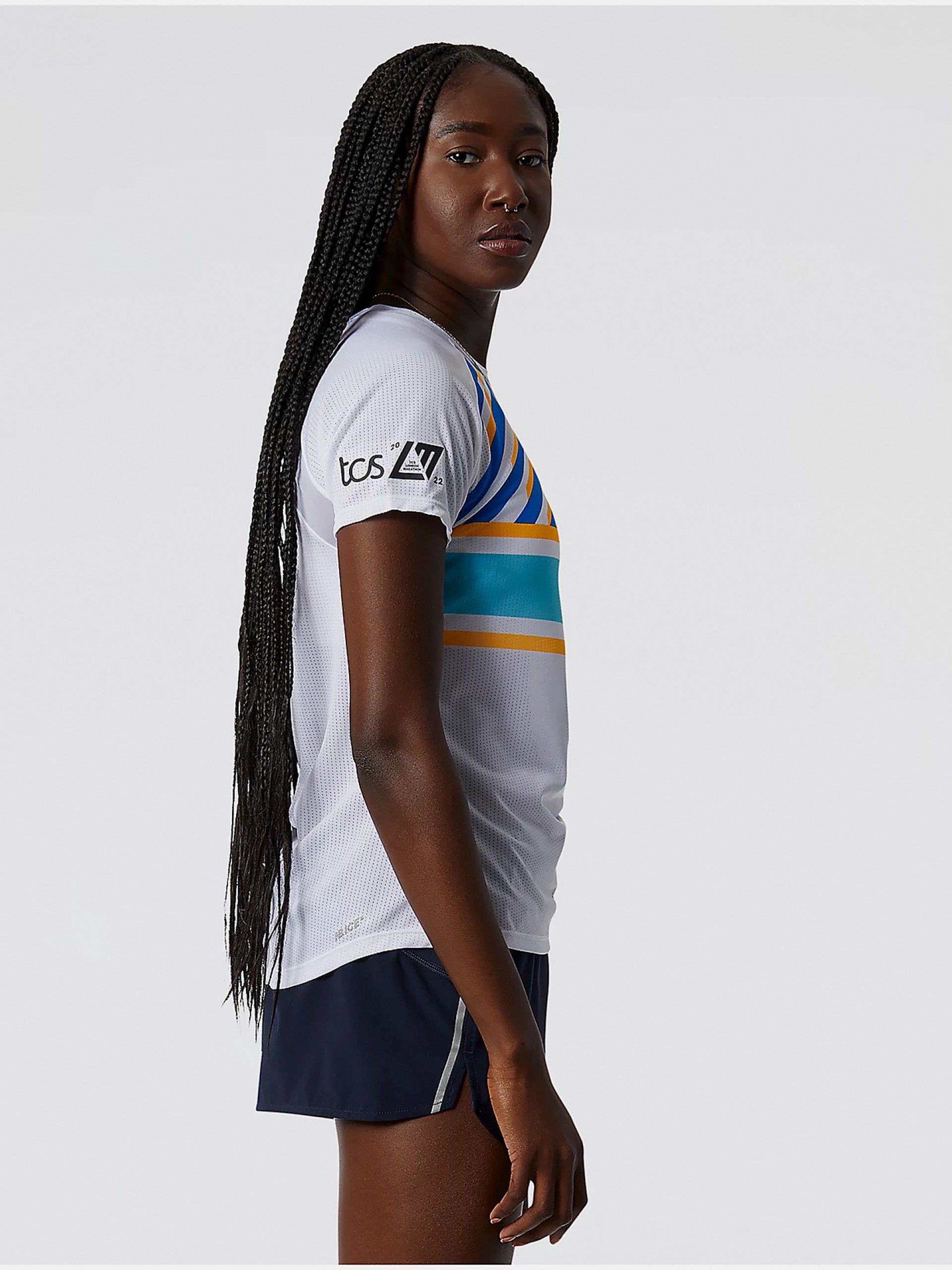 New Balance London Edition Printed Impact Run T-shirt