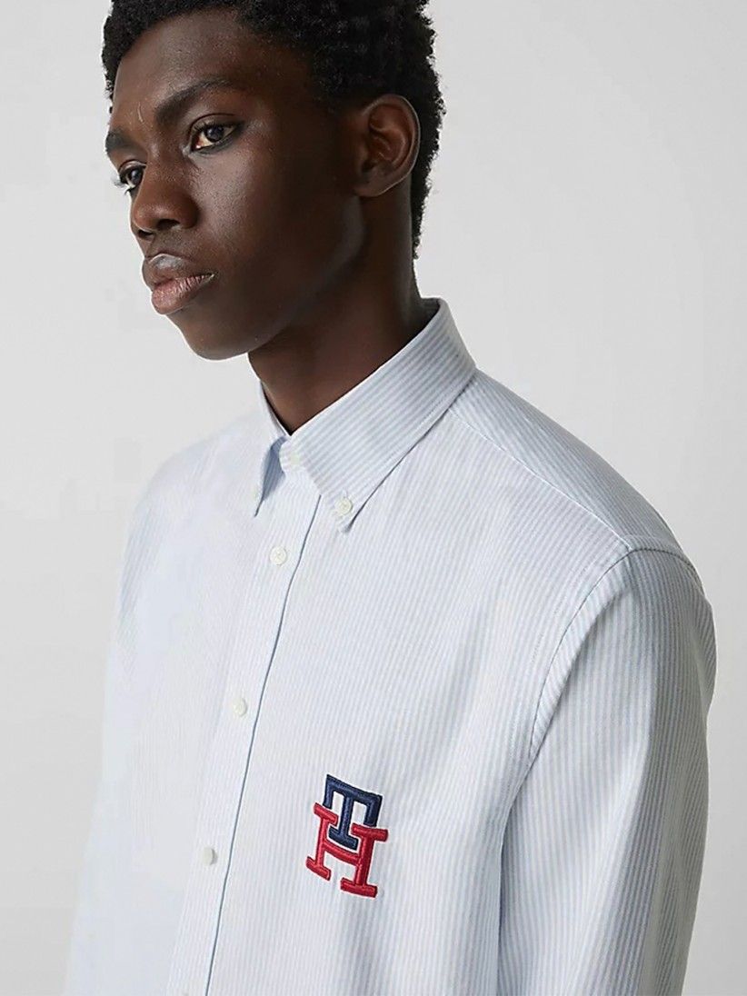 Tommy Hilfiger Monogram Stripe Oxford Shirt