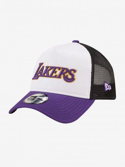 New Era Team Colour Block Trucker Los Angeles Lakers Cap