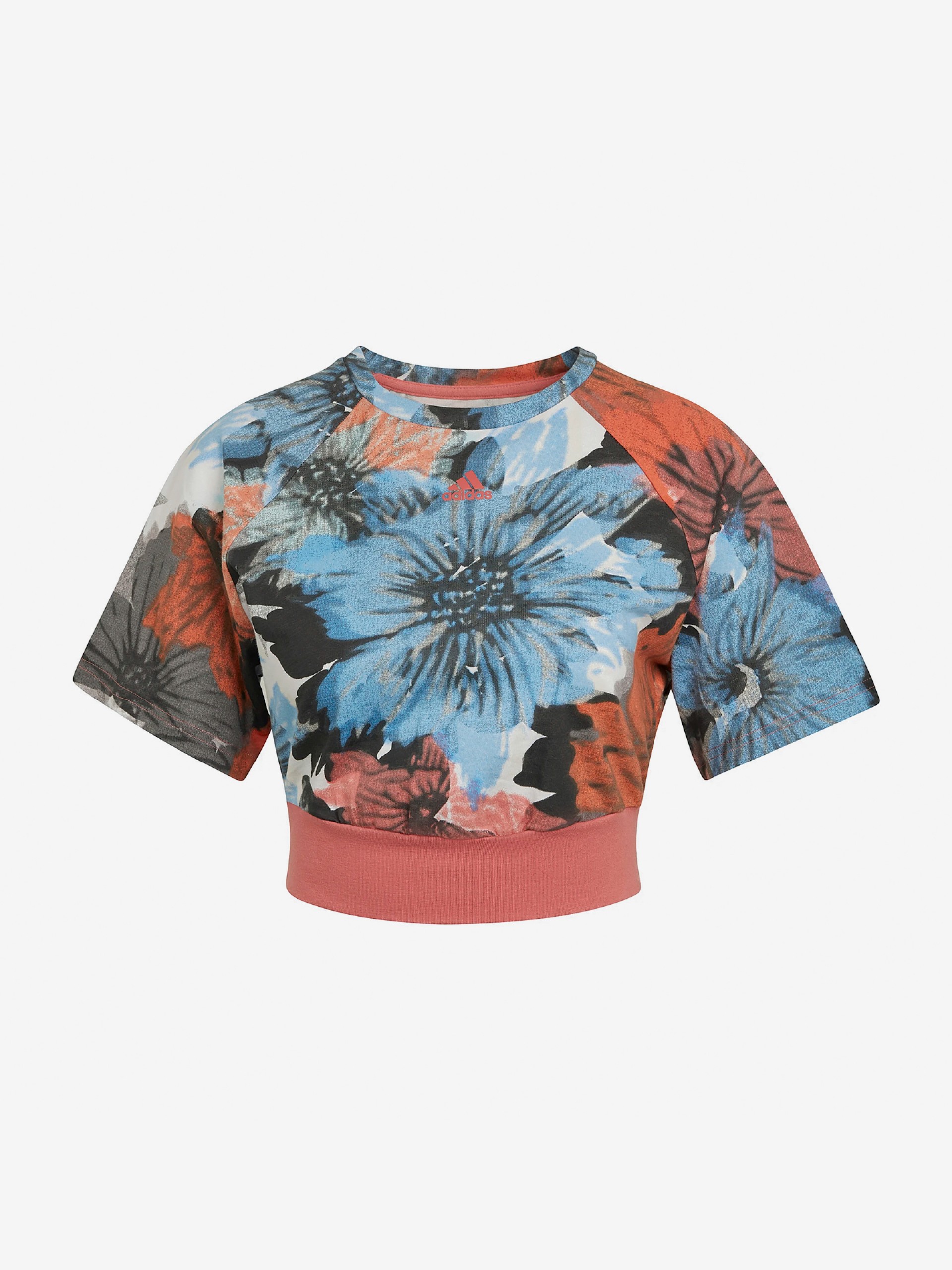 T-shirt Adidas Allover Print Crop