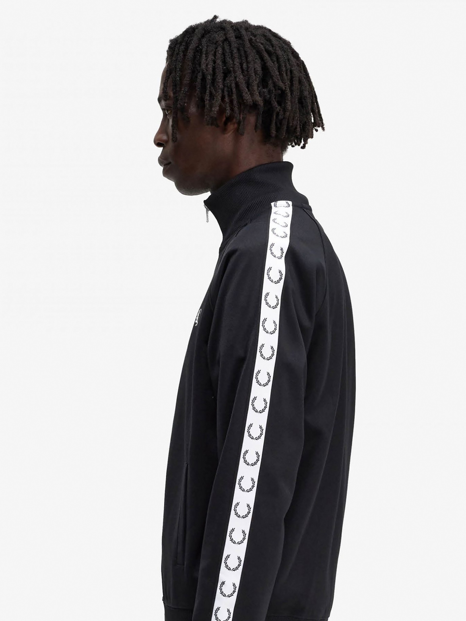 Casaco Fred Perry Taped Track Preto