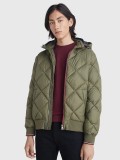 Casaco Tommy Hilfiger Diamond Quilted Hood