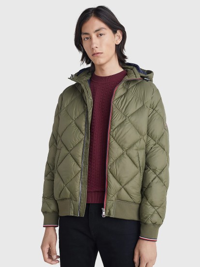 Tommy Hilfiger Diamond Quilted Hood Jacket