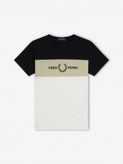 Camiseta Fred Perry Embroidered Panel