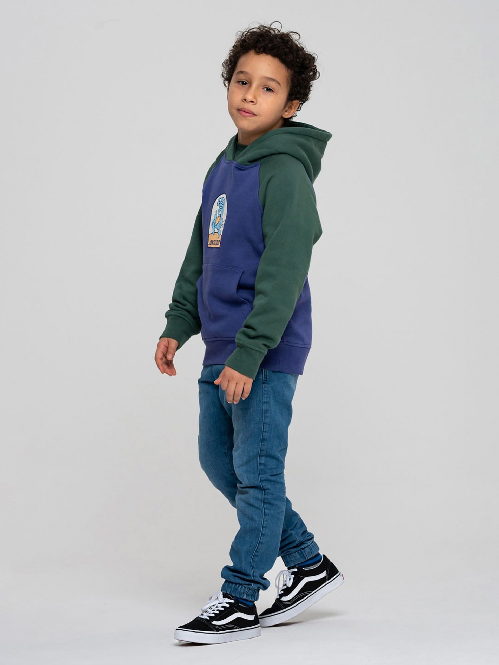 Camisola com Capuz Santa Cruz Youth Beach Bum Hand Front