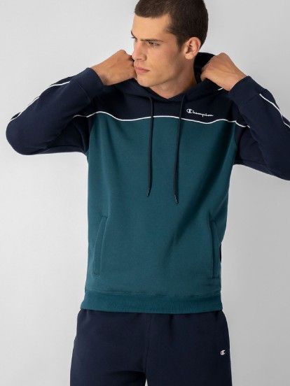 Sudadera Champion Legacy Colour Block Fleece
