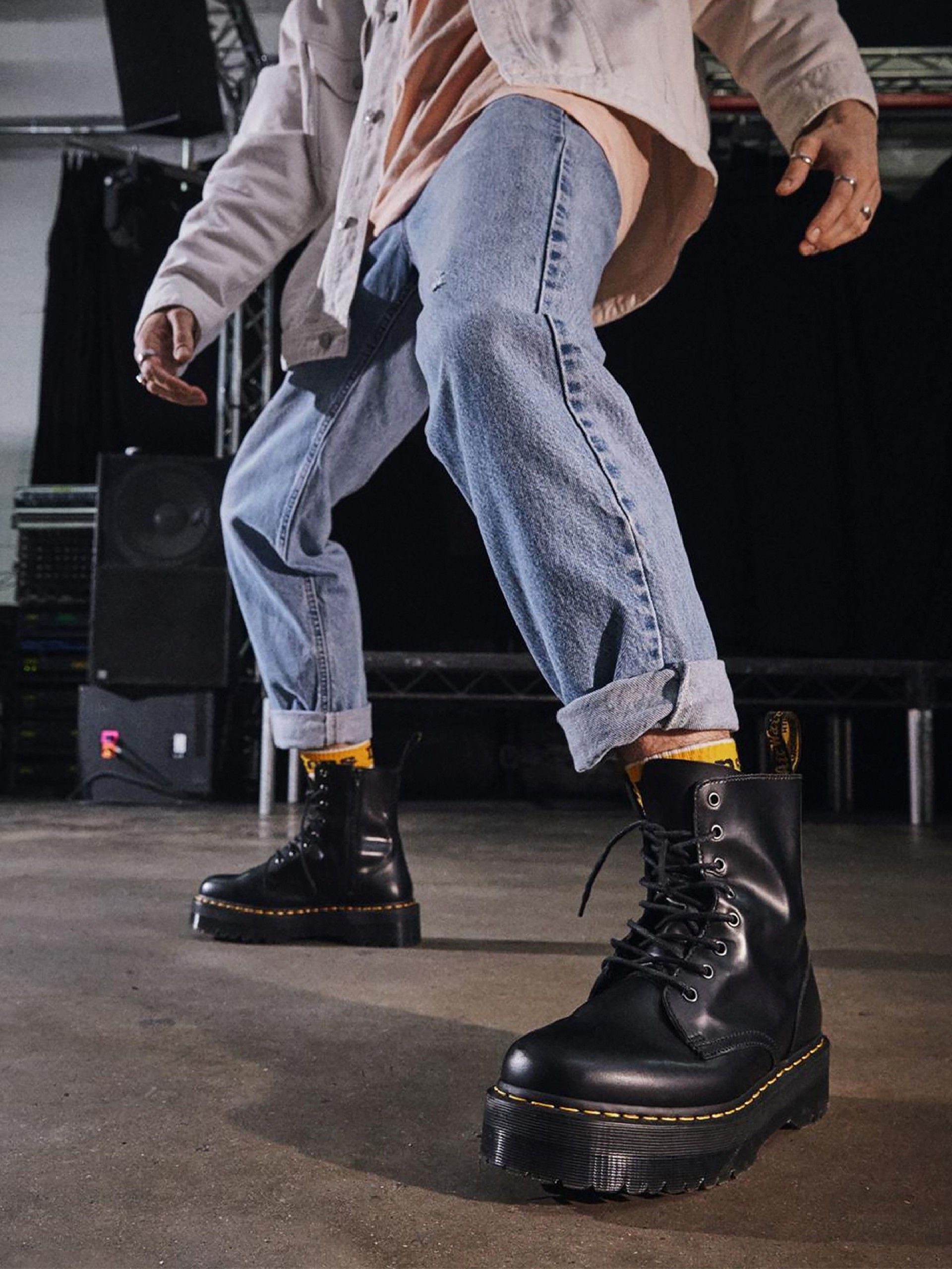 Dr. Martens Jadon Smooth Leather Platform Boots