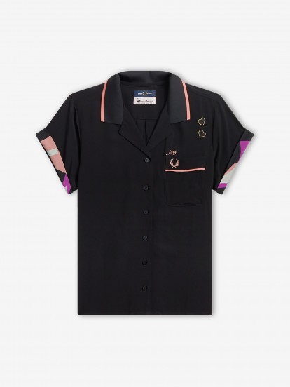 Camisa Fred Perry Amy Winehouse Bowling