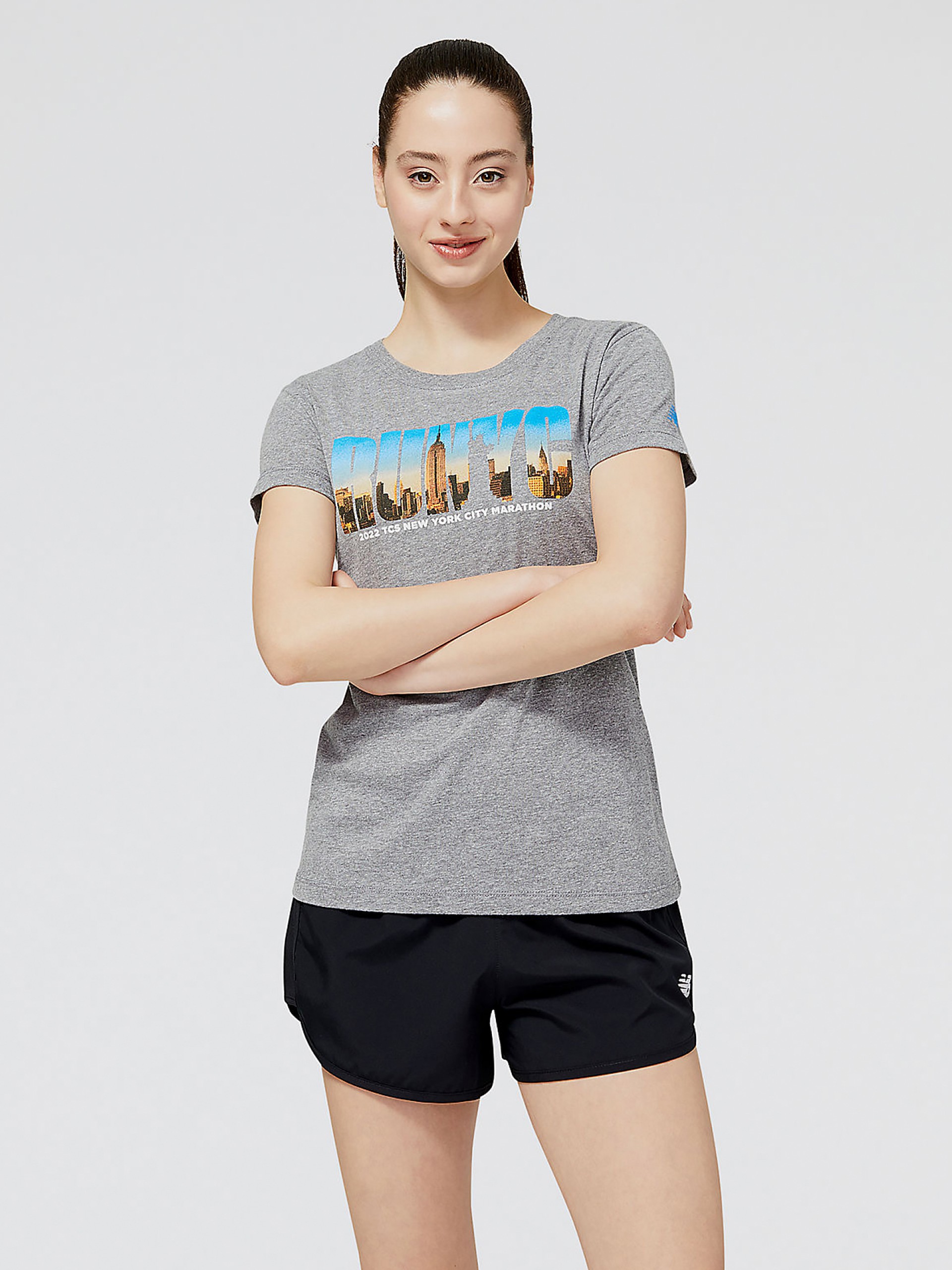 Camiseta New Balance NYC Marathon Empire Skyline Graphic