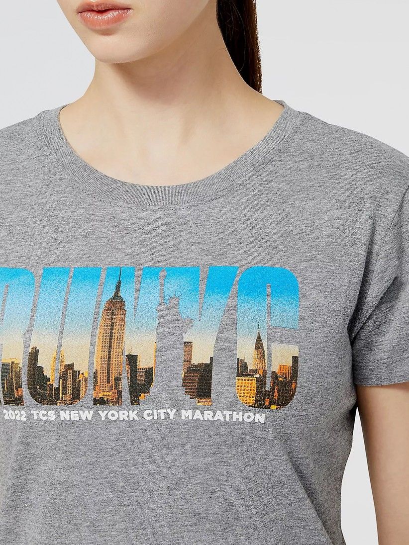 Camiseta New Balance NYC Marathon Empire Skyline Graphic