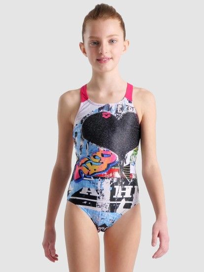 Arena V Back Placement Kids Swimsuit