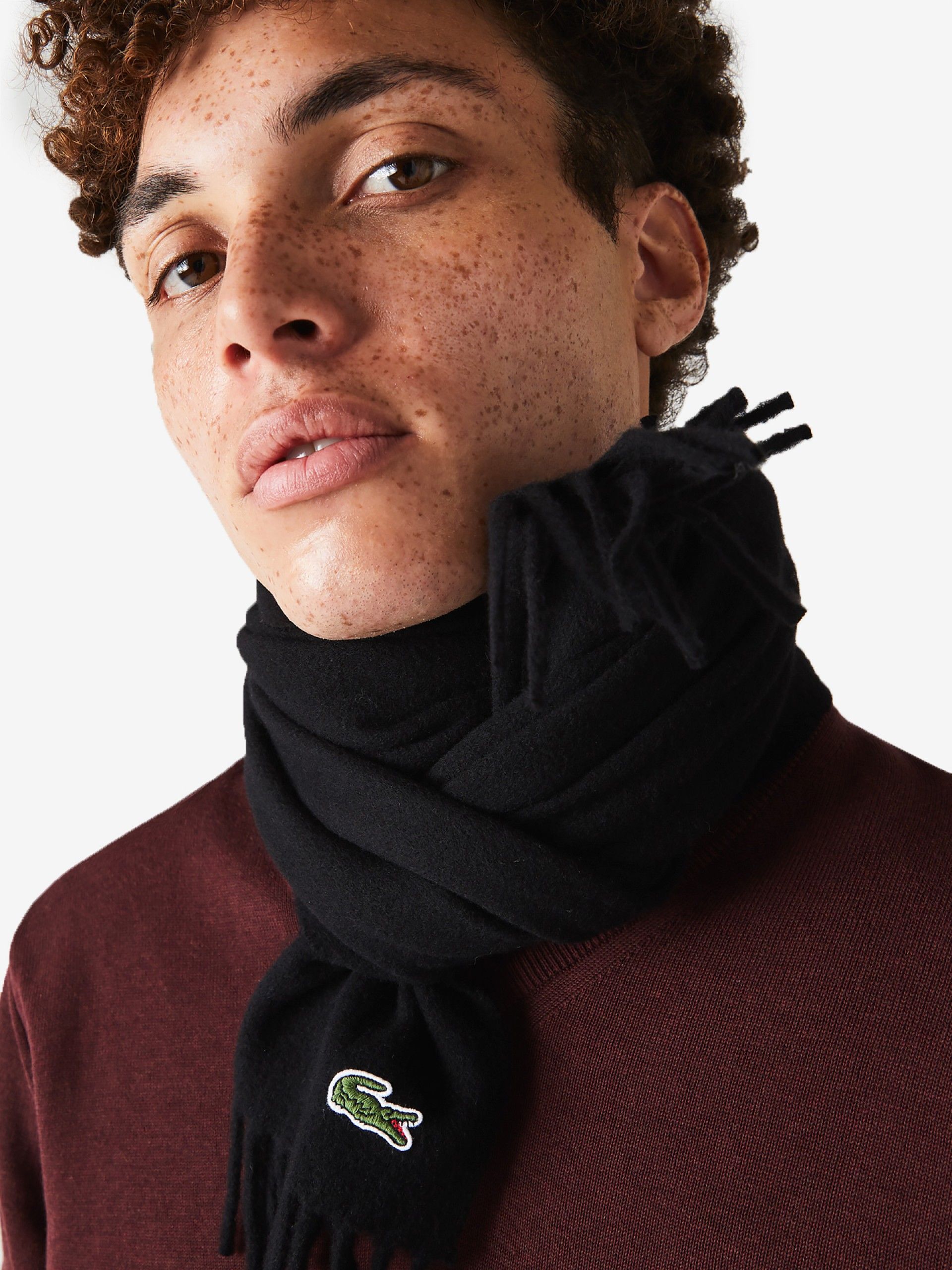 Cachecol Lacoste Cashmere